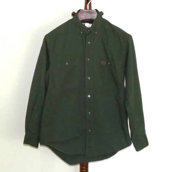 Wrangler Riggs Workwear green long sleeve shirt - Picture 1 of 4